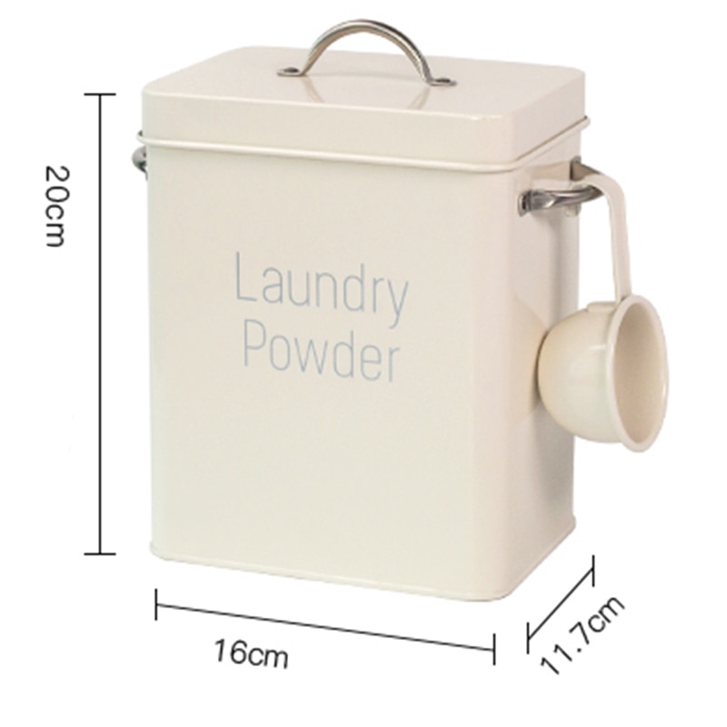 Laundry Powder Container Metal Box Laundry Powder Container Metal Box