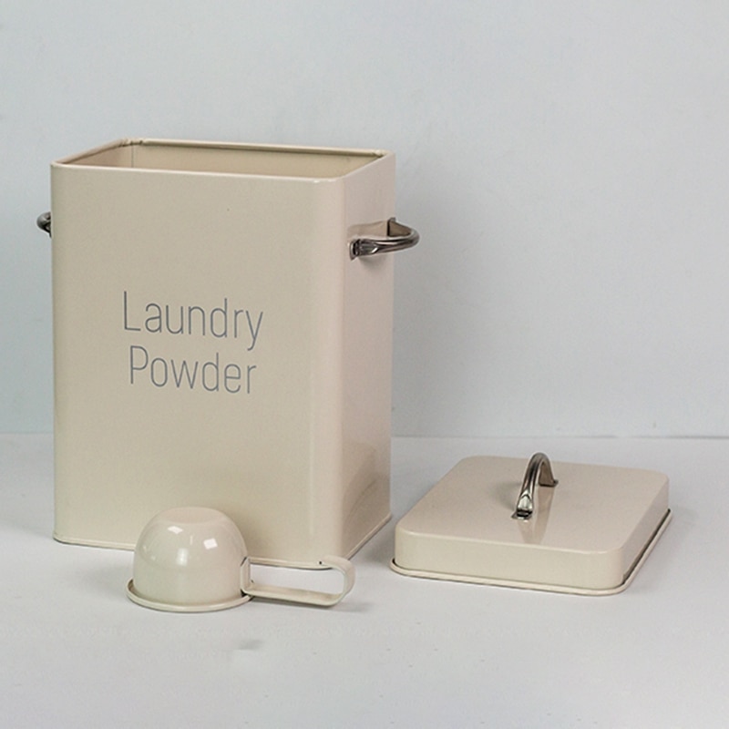 Laundry Powder Container Metal Box Laundry Powder Container Metal Box