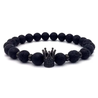 Lava Beads His and Hers Bracelet