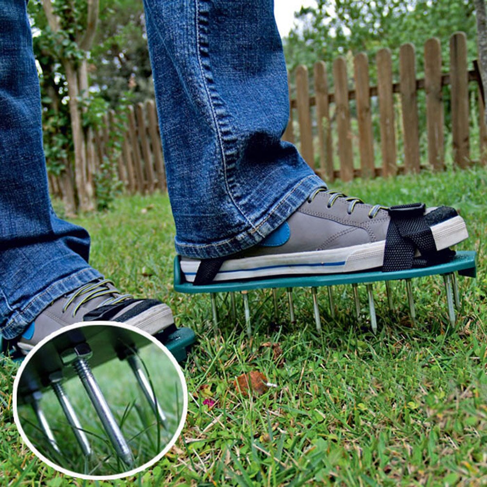 Lawn Aerator Spikes Shoes Garden Tool (2 pcs) Lawn Aerator Spikes Shoes Garden Tool (2 pcs)