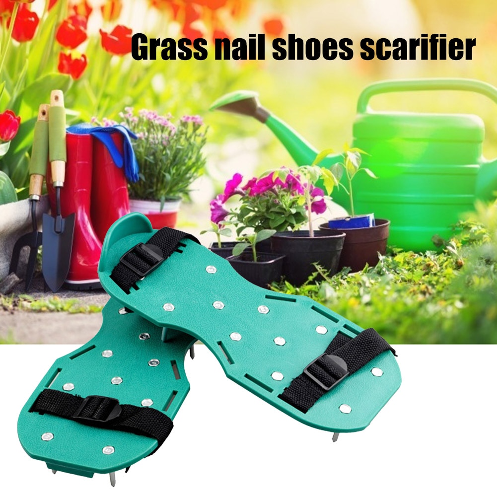Lawn Aerator Spikes Shoes Garden Tool (2 pcs) Lawn Aerator Spikes Shoes Garden Tool (2 pcs)