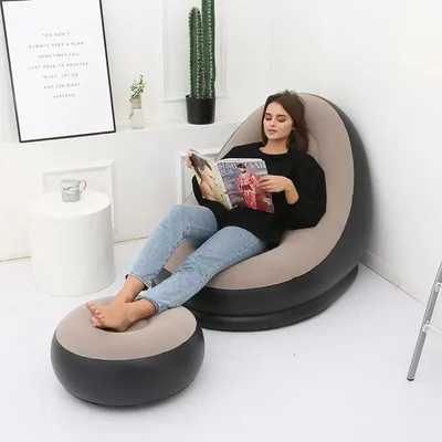 Lazy BeanBag Sofas Cover Chair Lounger Seat Bean Bag Pouf Puff Couch Tatami Living Room High Quality Inflatable Bed