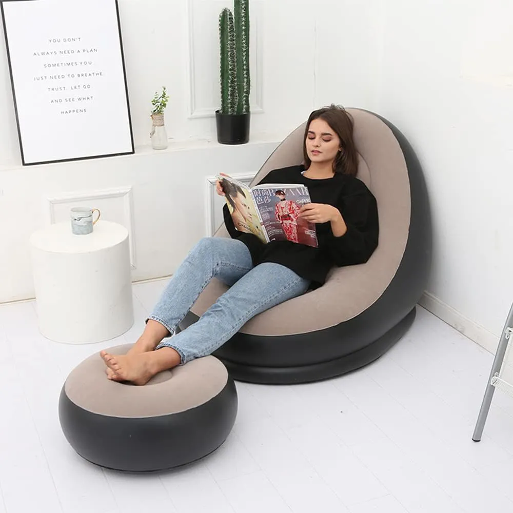 Lazy BeanBag Sofas Cover Chair Lounger Seat Bean Bag Pouf Puff Couch Tatami Living Room High Quality Inflatable Bed