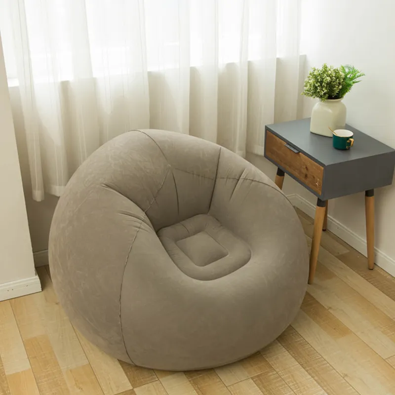 Lazy Inflatable Sofa Large Spherical Sofa Chairs Flocking PVC Lounge Bean Portable Lounger Seat Bag Home Living Room Lazy Inflatable Sofa Large Spherical Sofa Chairs Flocking PVC Lounge Bean Portable Lounger Seat Bag Home Living Room