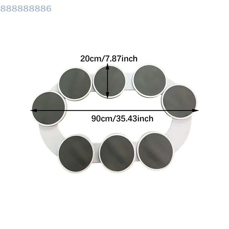 Lazy Susan Rotating Serving Stand with 8 Trays – Non-Slip Dining Table Organizer