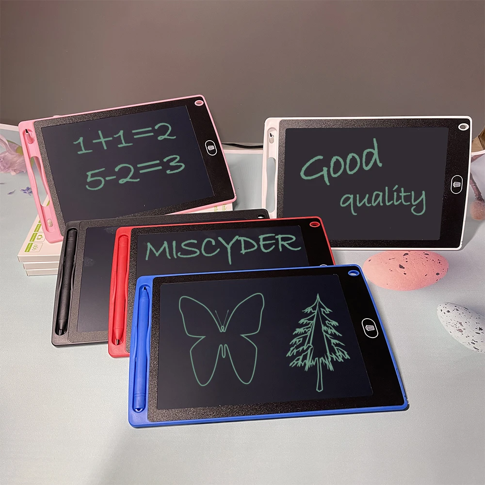 LCD Drawing Tablet 8.5″ Colorful Writing Tablet Electronics Graphic Board Ultra-thin Portable Handwriting Pads Kids