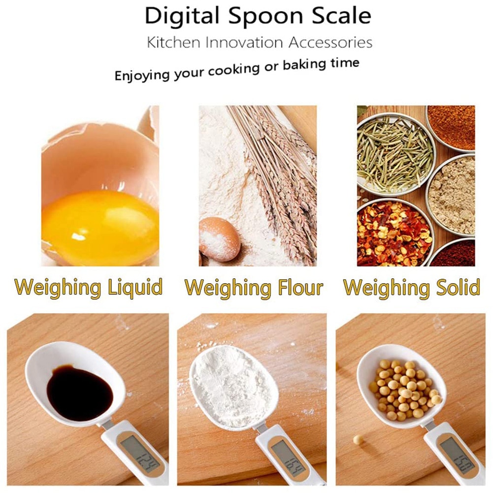 LCD Screen Digital Scale Scoop