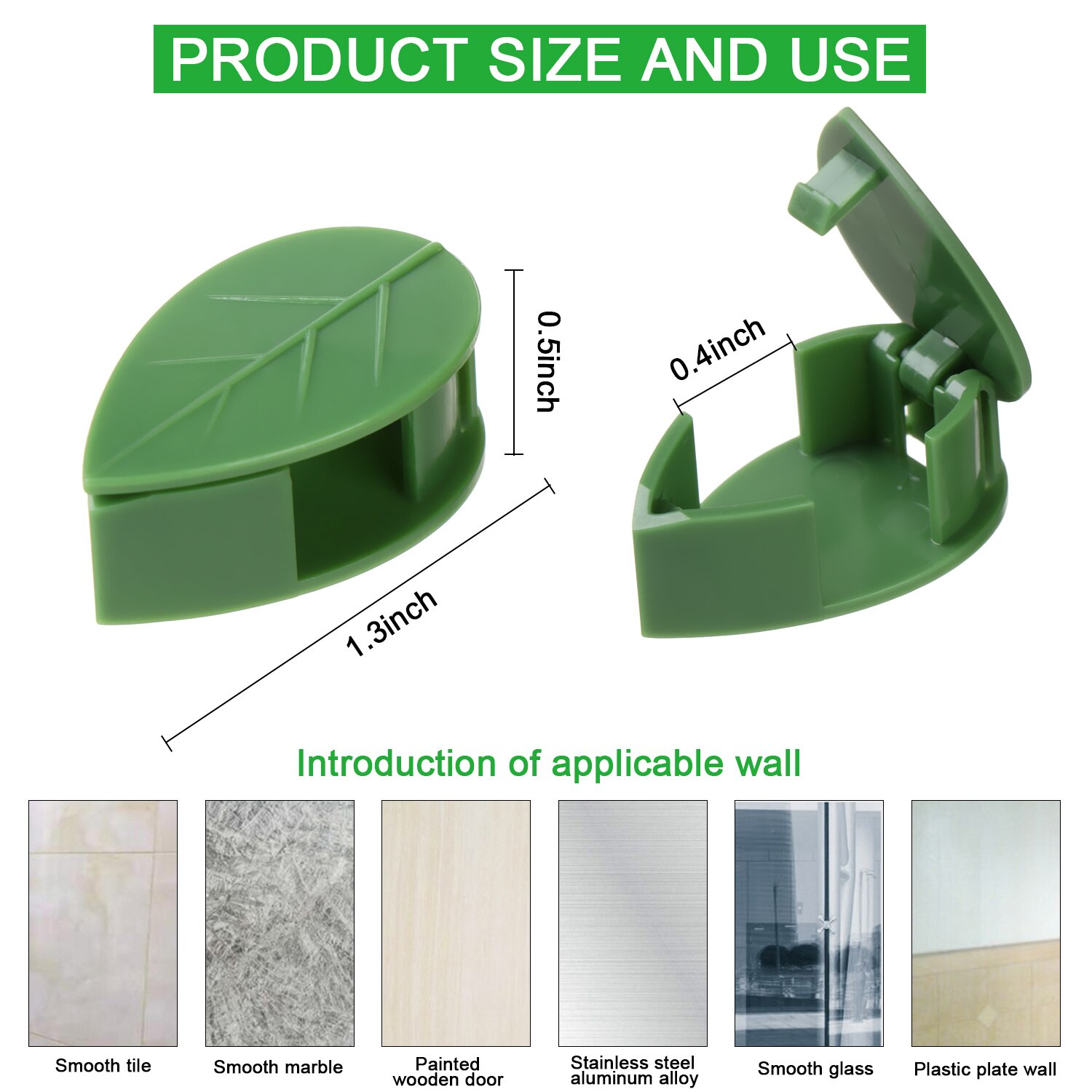 Leaf Climbing Plant Clips (10pcs) Leaf Climbing Plant Clips (10pcs)