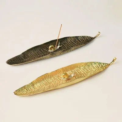 Leaf Design Meditation Incense Plate Leaf Design Meditation Incense Plate