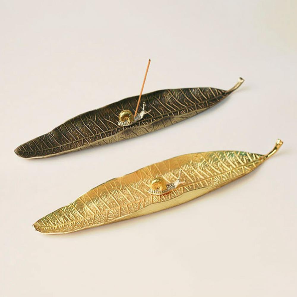 Leaf Design Meditation Incense Plate Leaf Design Meditation Incense Plate