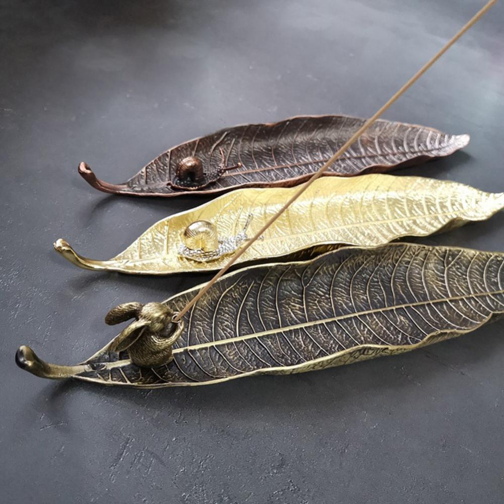 Leaf Design Meditation Incense Plate Leaf Design Meditation Incense Plate