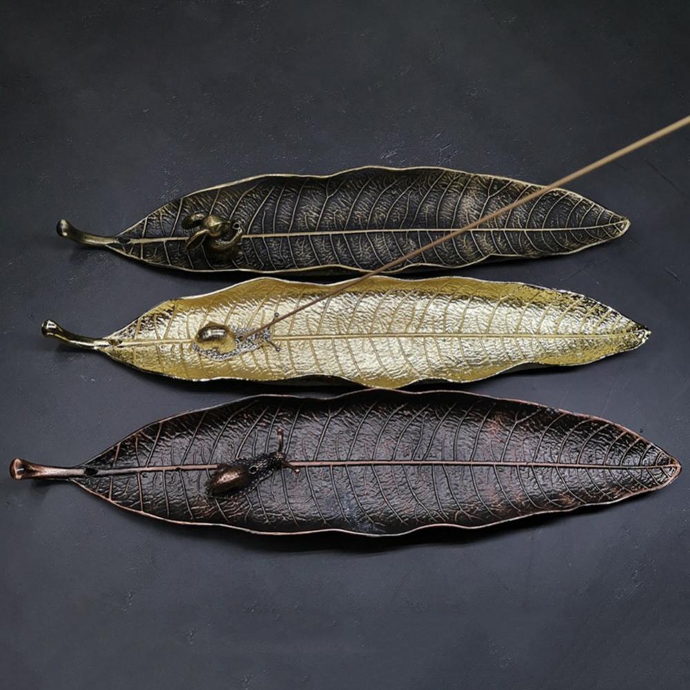 Leaf Design Meditation Incense Plate Leaf Design Meditation Incense Plate