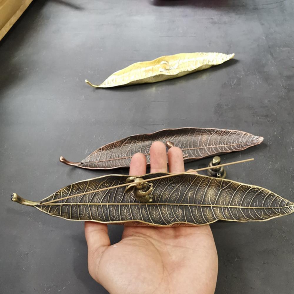 Leaf Design Meditation Incense Plate Leaf Design Meditation Incense Plate