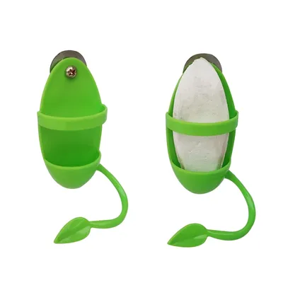 Leaf Design Parrot Cuttlebone Holder