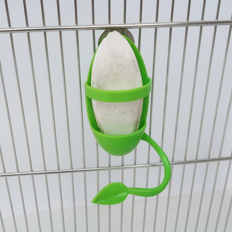 Leaf Design Parrot Cuttlebone Holder