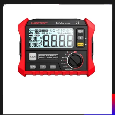 Leakage Switch Tester LCD Digital Resistance Meter RCD/Loop Tester 1000 Data Storage Voltmeter Megohmmeter Leakage Switch Tester LCD Digital Resistance Meter RCD/Loop Tester 1000 Data Storage Voltmeter Megohmmeter
