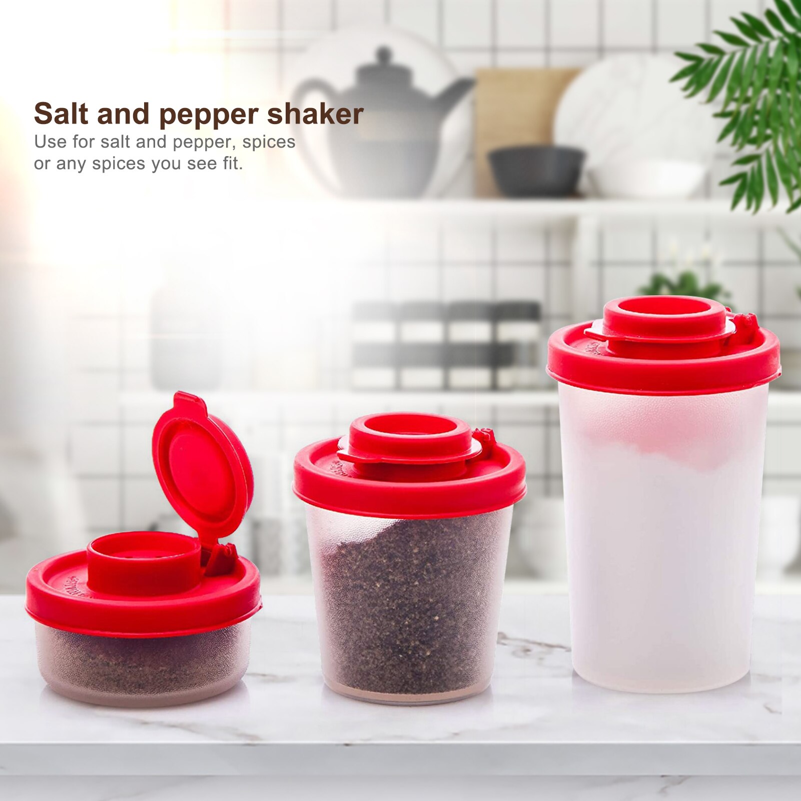 Leakproof Camping Salt and Pepper Shaker