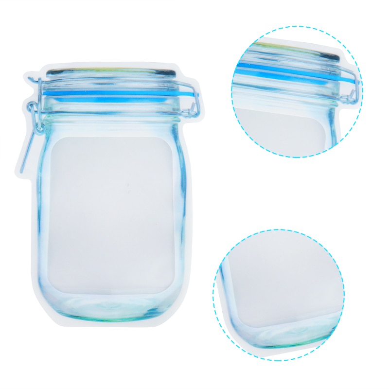 Leakproof Mason Jar Bottles Bags (5pcs)