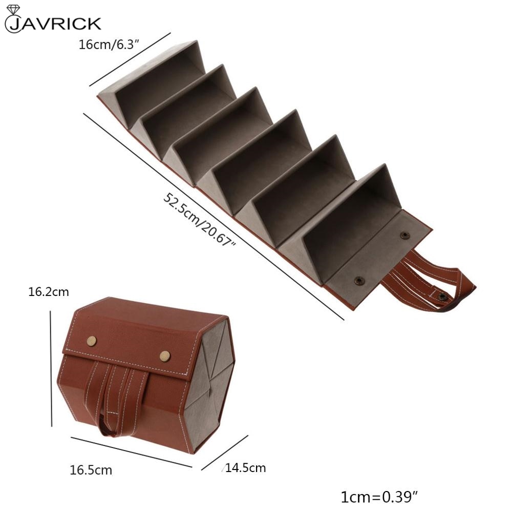 Leather 6 Slot Multiple Sunglasses Case Leather 6 Slot Multiple Sunglasses Case