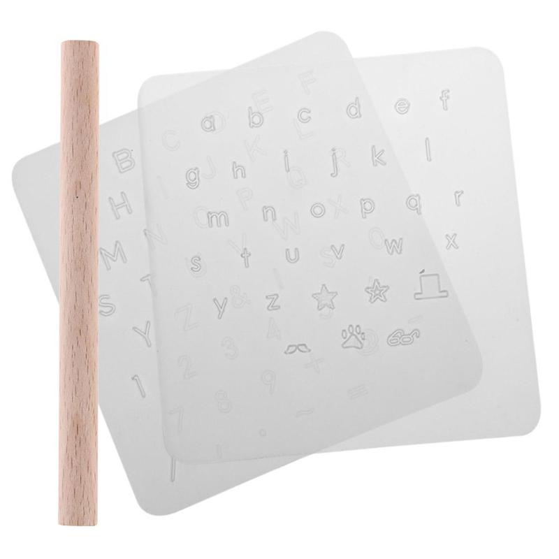 Leather Alphabet Stamps with Stick