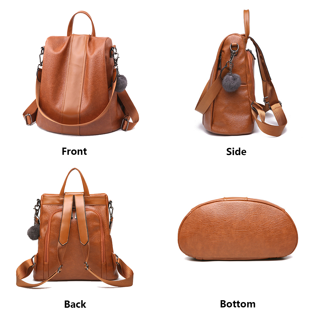 Leather Anti-theft Backpack Leather Anti-theft Backpack