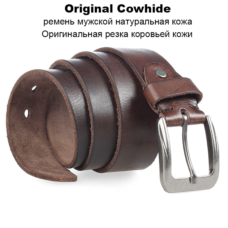 Leather Belts For Men Vintage Design