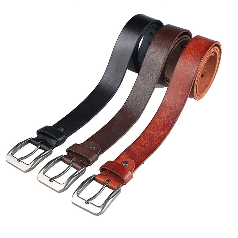 Leather Belts For Men Vintage Design