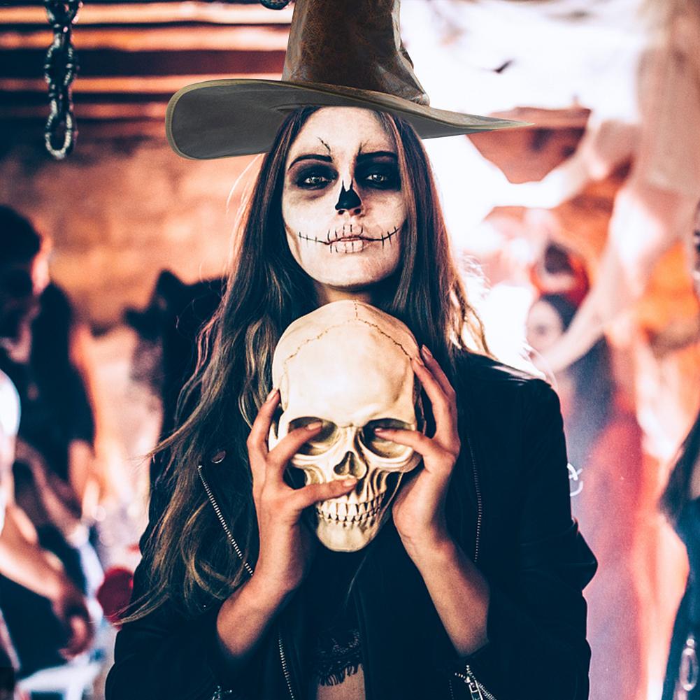 Leather Big Witch Hat Costume