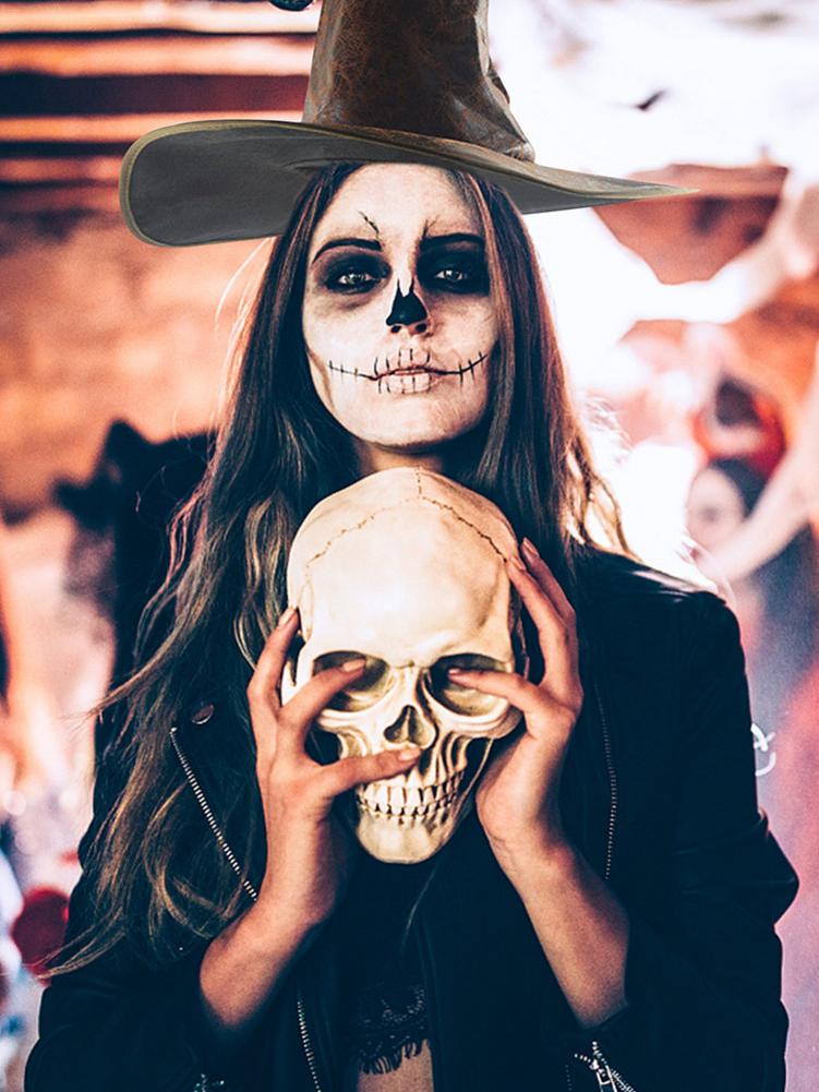 Leather Big Witch Hat Costume