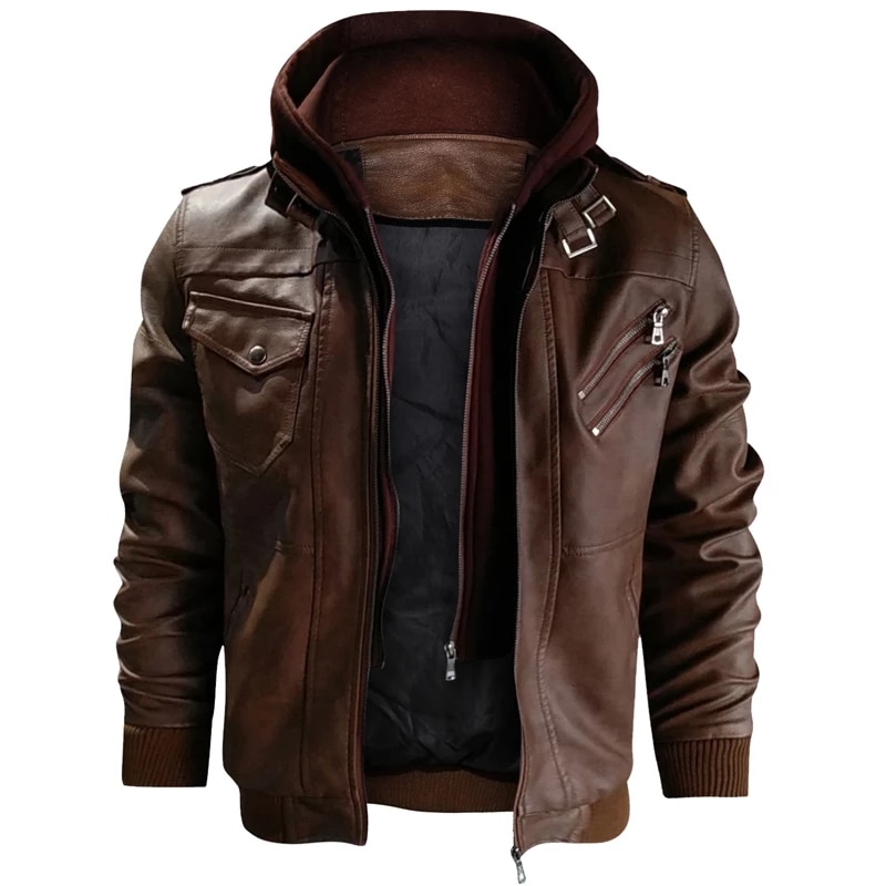 Leather Bomber Jacket For Men Leather Bomber Jacket For Men