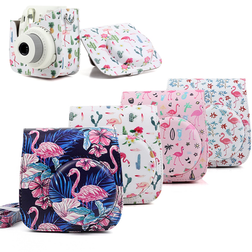Leather Camera Bag Instax Mini Case