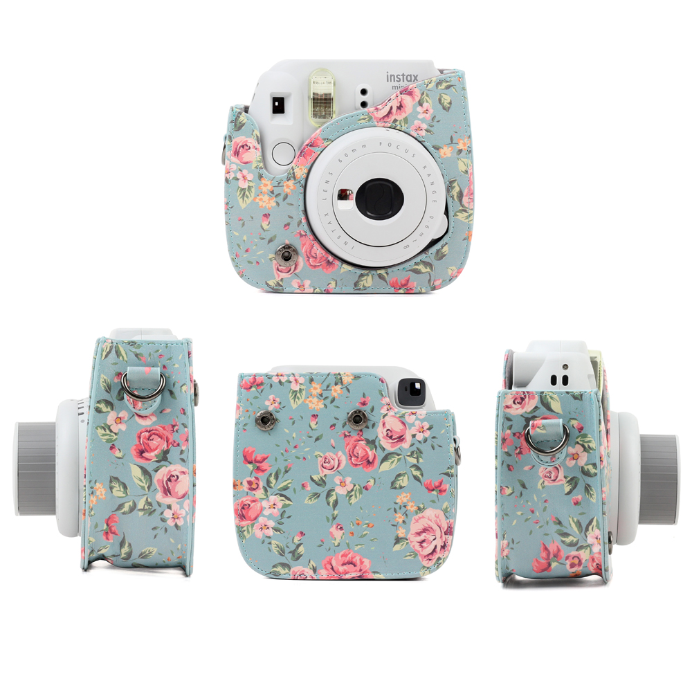 Leather Camera Bag Instax Mini Case