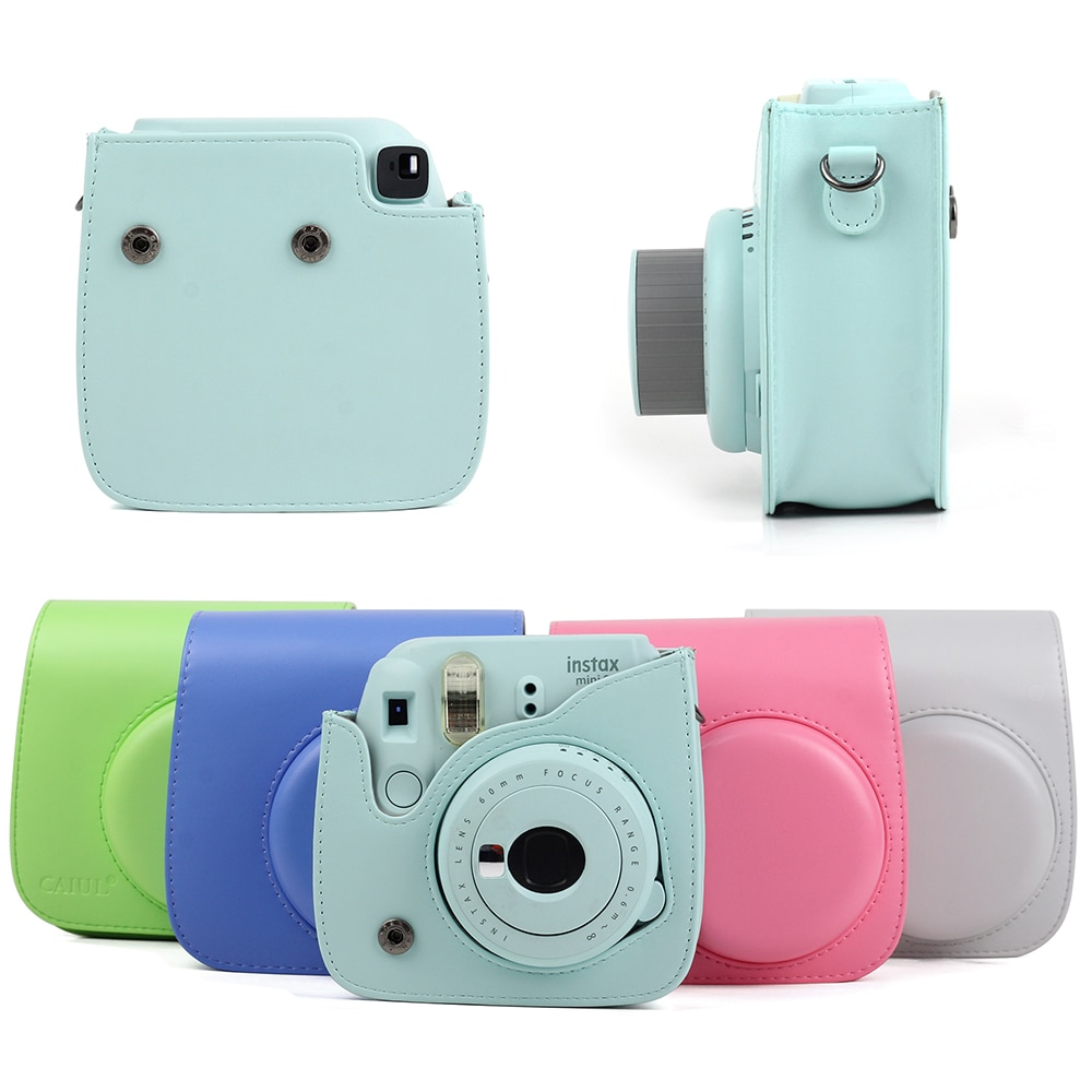 Leather Camera Bag Instax Mini Case