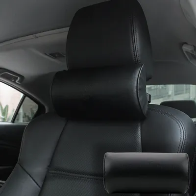 Leather Car Neck Rest Cushion Leather Car Neck Rest Cushion