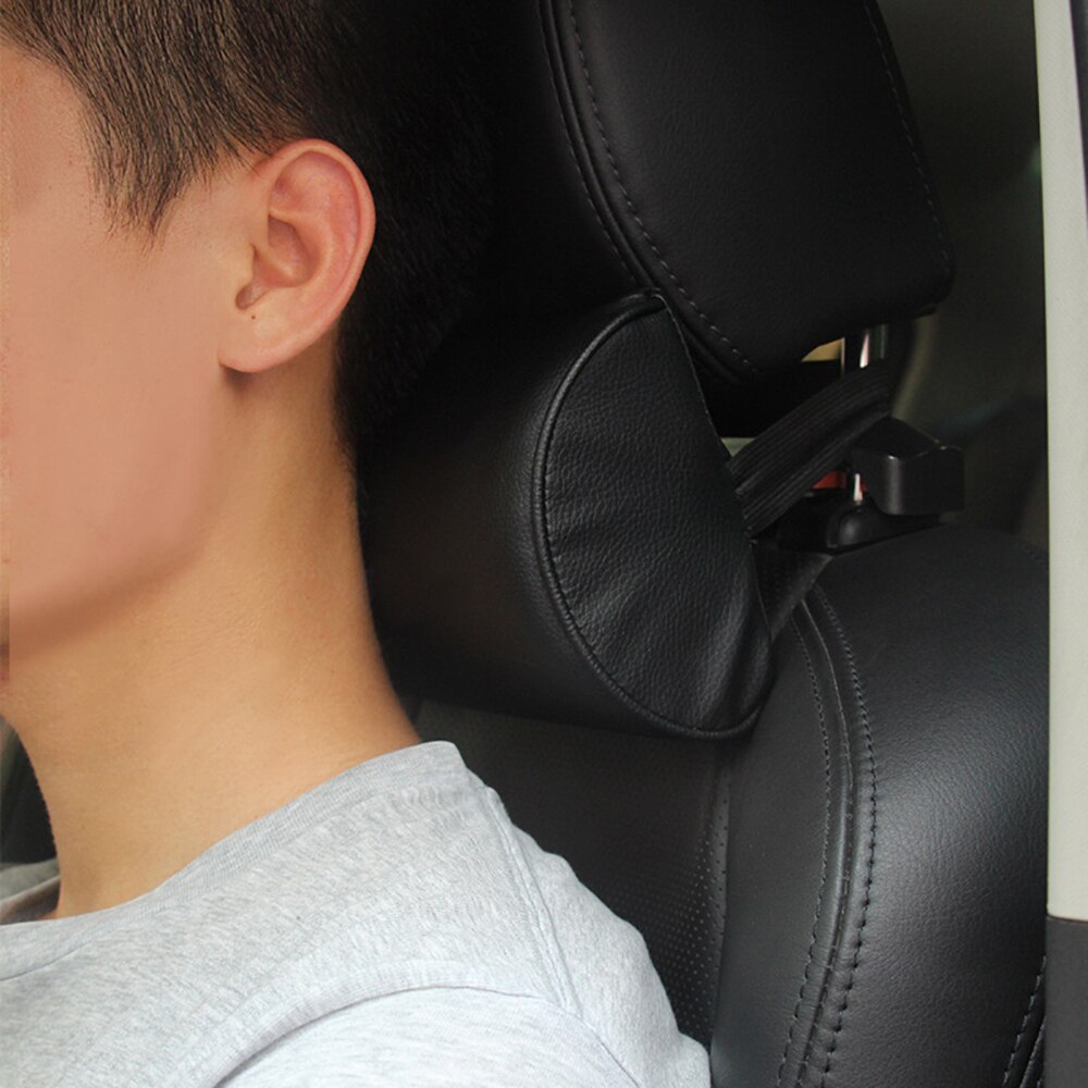 Leather Car Neck Rest Cushion Leather Car Neck Rest Cushion