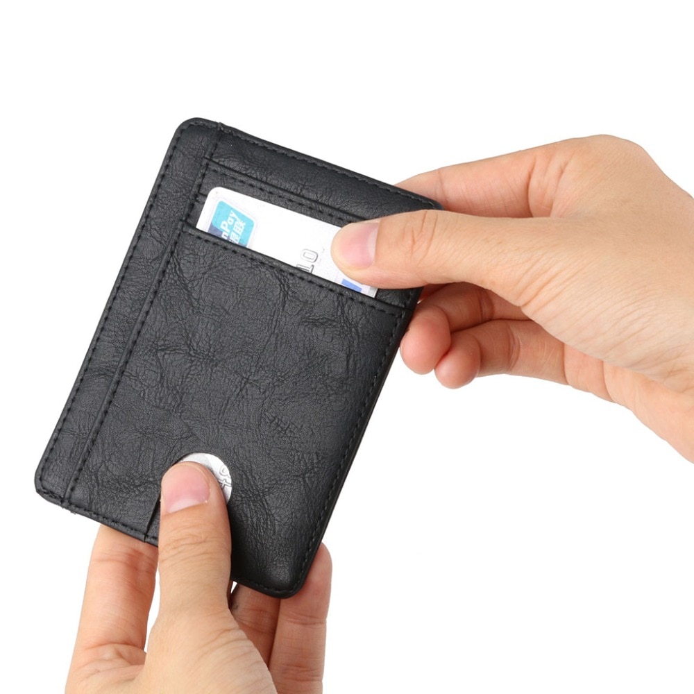 Leather Card Holder RFID Signal Blocker Leather Card Holder RFID Signal Blocker