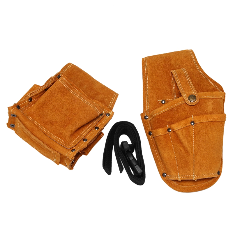Leather Carpenter's Nail Bag