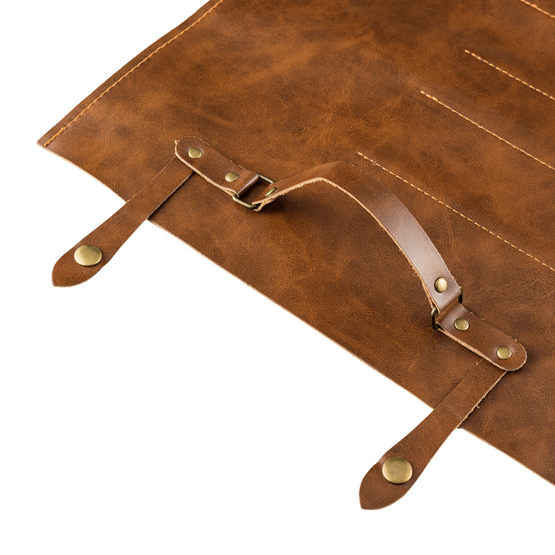 Leather Chef Knife Roll Storage Bag Leather Chef Knife Roll Storage Bag