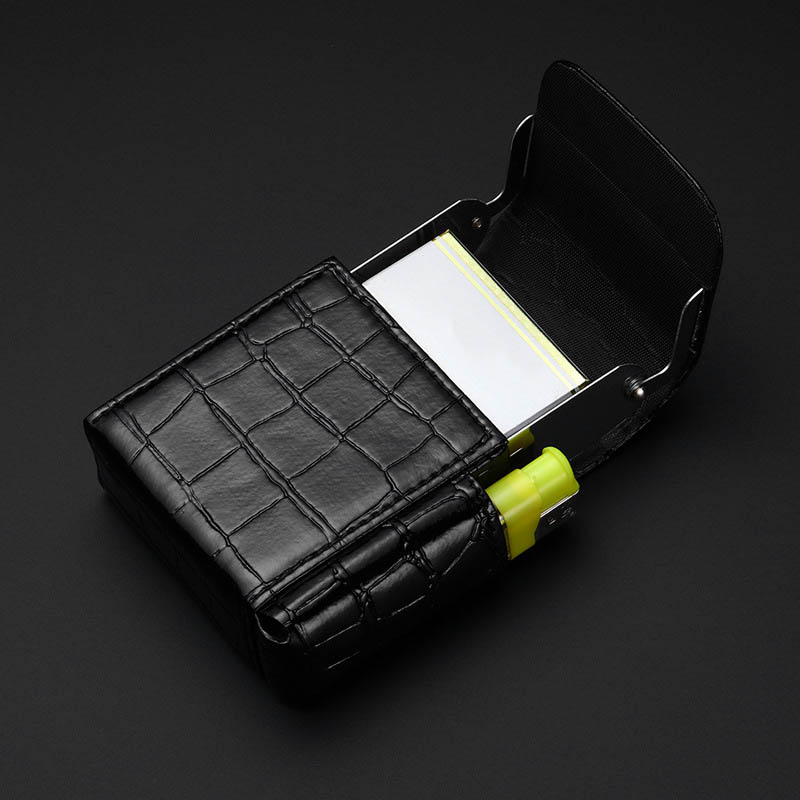 Leather Cigarette Case Tobacco Holder