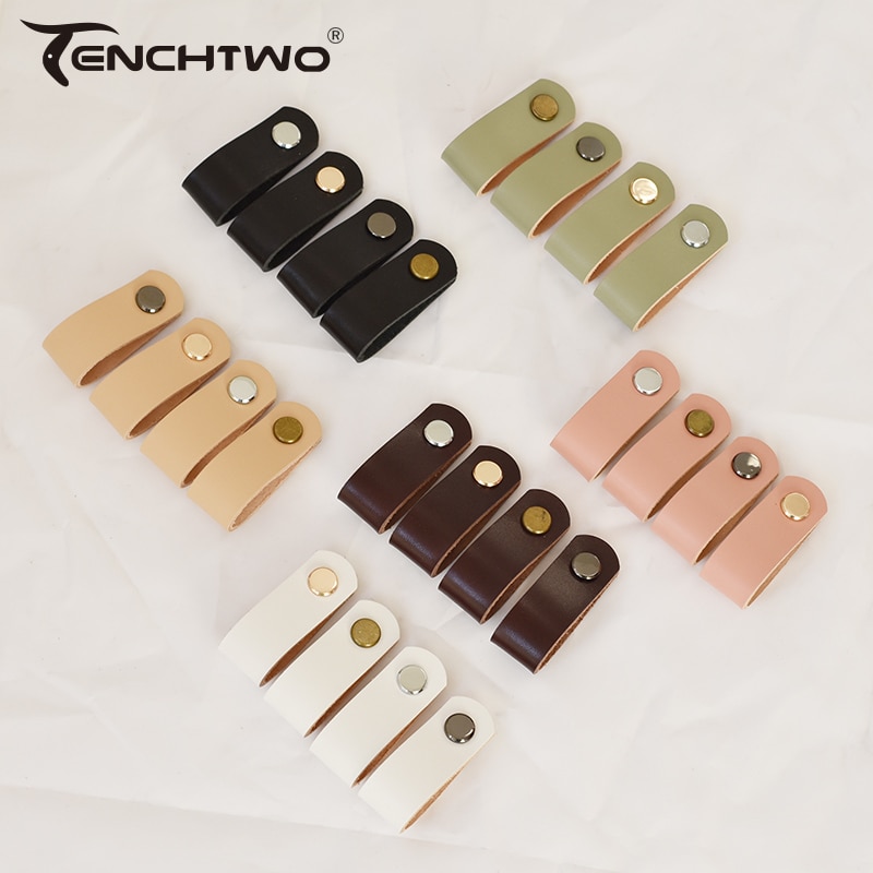 Leather Drawer Pulls Cabinet Handle