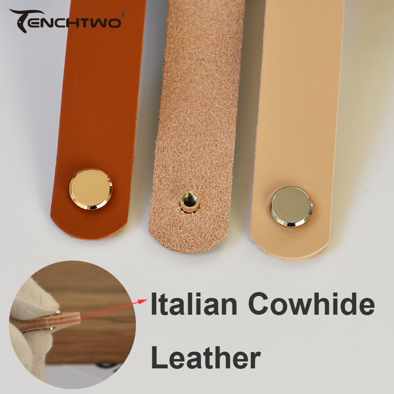 Leather Drawer Pulls Cabinet Handle