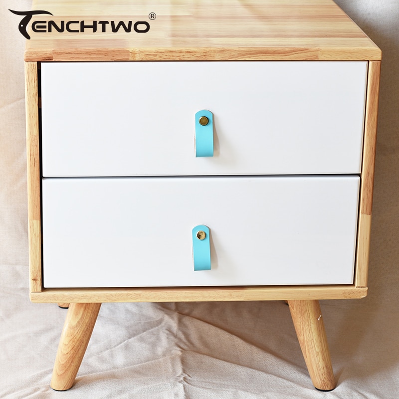 Leather Drawer Pulls Cabinet Handle