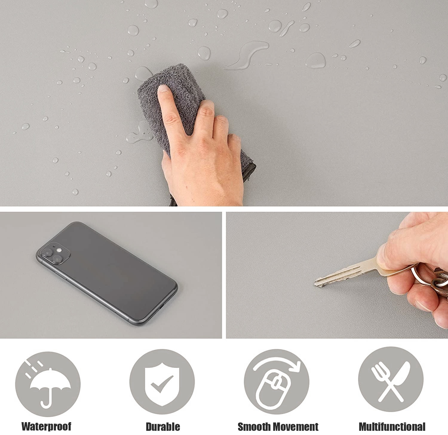 Leather Extra Large Desk Mouse Pad