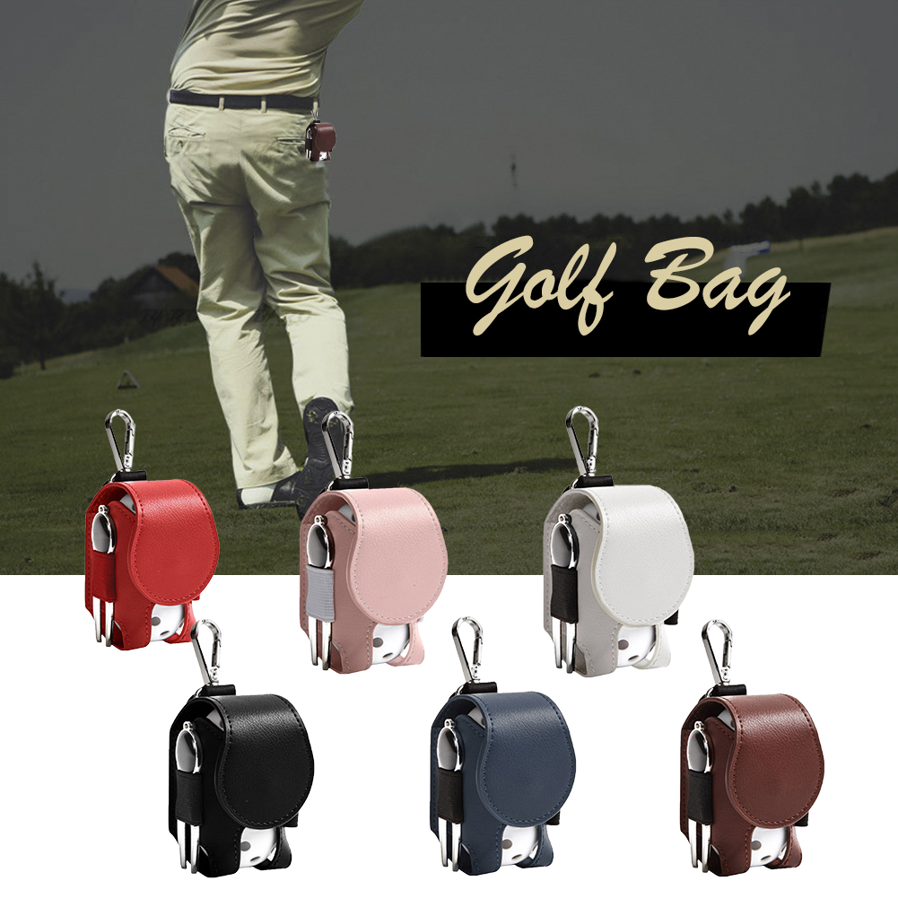 Leather Golf Ball Carrier Leather Golf Ball Carrier