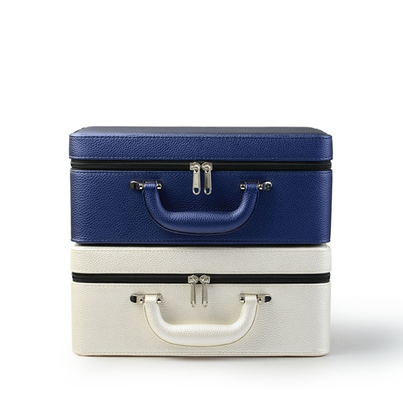 Leather Jewelry Box Portable Case