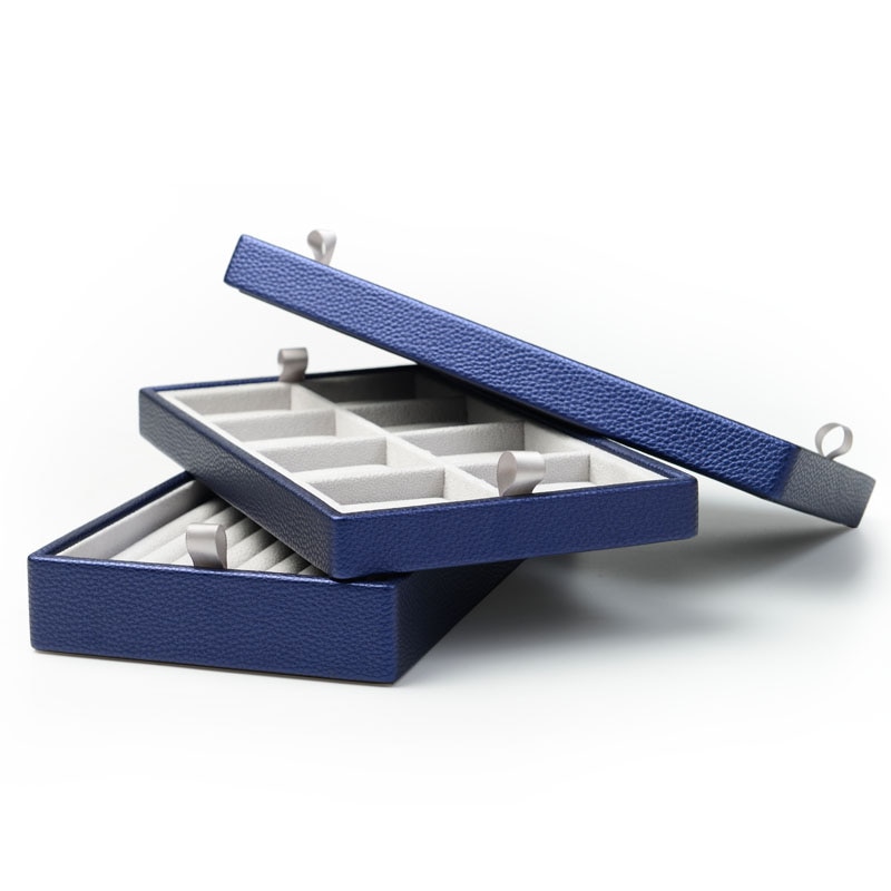 Leather Jewelry Box Portable Case