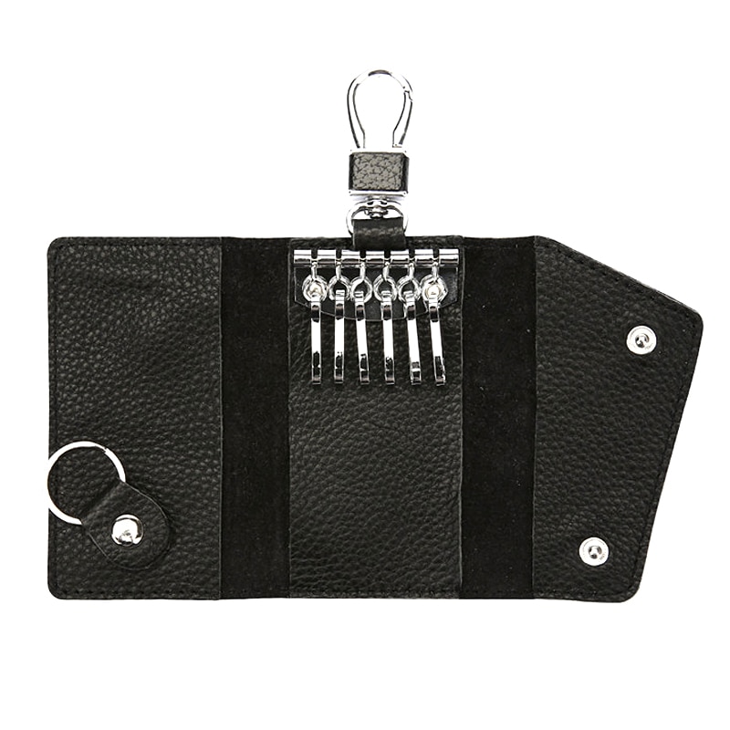 Leather Key Wallet for Men and Women
