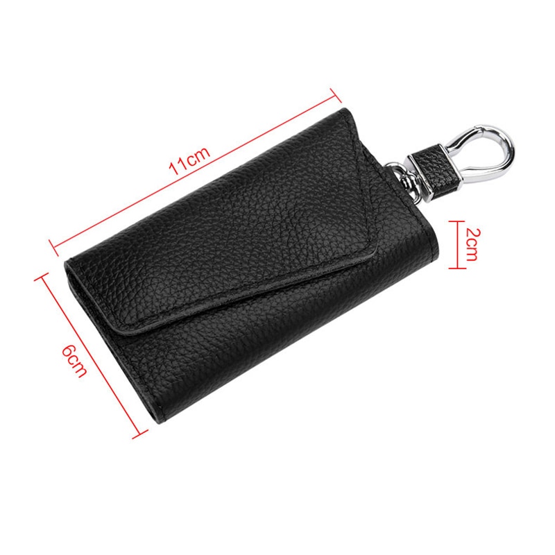 Leather Key Wallet for Men and Women