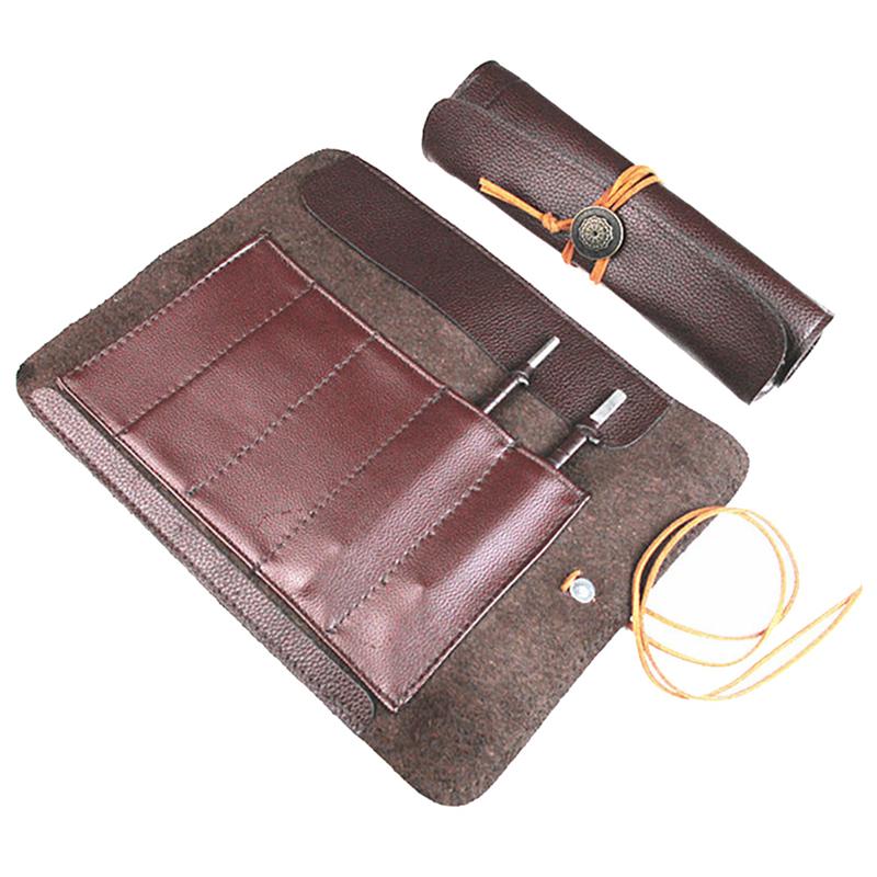 Leather Knife Roll Up Bag Leather Knife Roll Up Bag