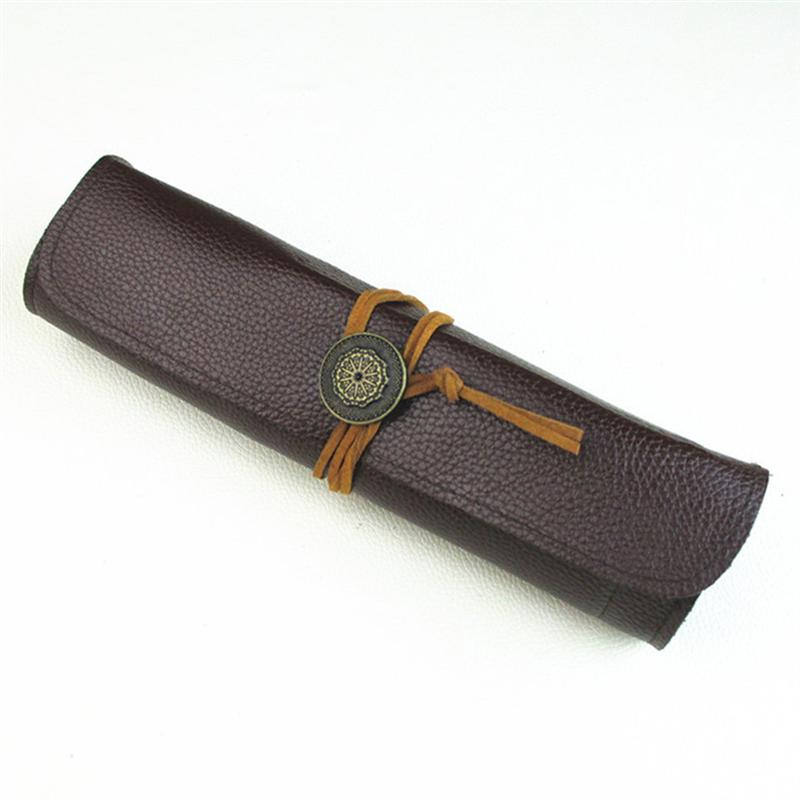 Leather Knife Roll Up Bag Leather Knife Roll Up Bag